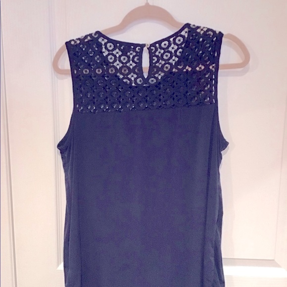 Navy blue dress tank size 0X (14/16). - Picture 3 of 4